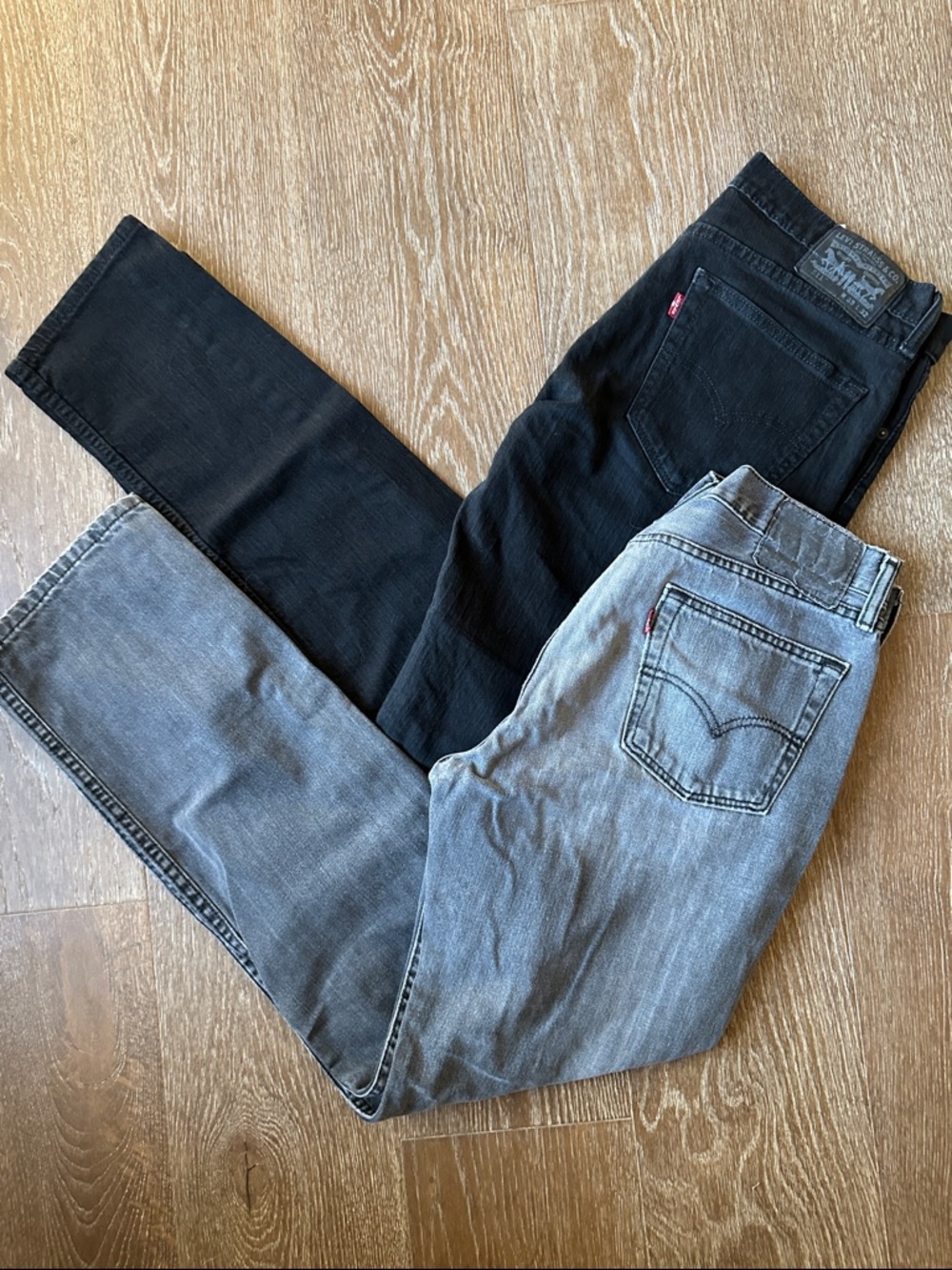 Levi's Men's Jeans - Black & Gray Bundle
